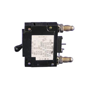 ALPHA TECHNOLOGIES 40 Amp AM Breaker Plug in type with type with Aux Switch Center Pin Only, Midtrip (5/16" bullet terminals.