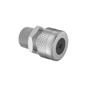 VENTEV Standard Straight Cord Grip. Aluminum, 1/2" NPT Trade Size. .19"-.25" Cord Diameter.