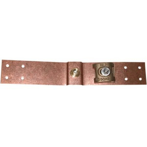 HARGER Ridge Saddle Base, Copper with 2" x 12" Base. 3/8" Internal Diameter. 5/8" External Diameter.