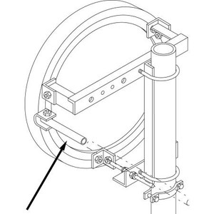 COMMSCOPE Microwave Dish Face Strut Support. 3/8" x 3" x 3" x 5' 6".