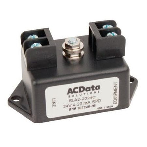 AC DATA SYSTEMS 48VDC SureLinx SLA2 Series Data Surge Protection. #16 to #22 AWG with 2 position screw-down terminal strips.