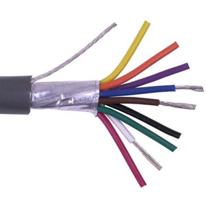 BELDEN 500' Low Capacitance Computer cable for EIA RS-232 applications. 22 AWG, 10 twisted pairs with PVC jacket.