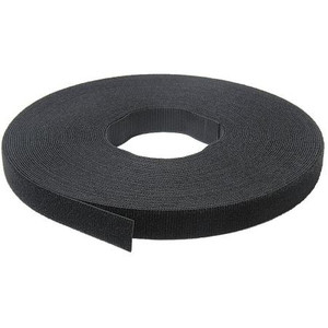VELCRO Brand 1"wide x 25yard long roll of ONE-WRAP strip.Unique back to back fastening system featuring polyethylene hook laminated to a nylon loop.