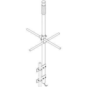 SINCLAIR 148-174 MHz field tunable omnidirectional antenna. Unity gain. 300 watts. Includes harness with N Male termination & mounting hardware.