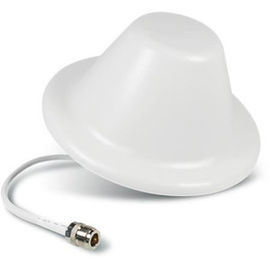 CELLPHONE-MATE 700 LTE, Cellular & PCS dome ceiling antenna. Unity gain, 150 watt. Vertical pol. N female term. Included mounting hardware.
