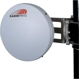 RADIOWAVES 2.4-2.5 & 5.725-5.850 GHz 1' diameter parbolic antenna. 14/23.3 dBi gain @ 2.4/5.725 GHz. Dual polarization. Radome is included. N female connector.
