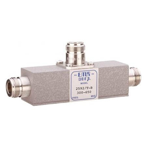 EMR 300-650 MHz Line Tap for Bi/Uni-Directional Systems, 6-25dB coupling range, 1 Tap Point, 250 watts input, 50 Ohms, N-Female.