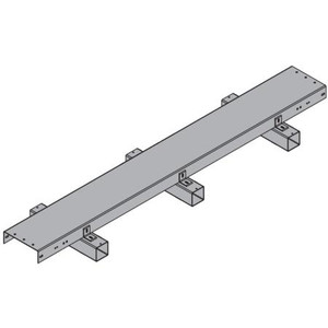 SABRE Rooftop Bridge Kit, 4 Coax Lines, 1/2"-1-5/8", 11-1/2" cover, 22" sleeper. Designed to provide support & protection for runs of transmission line.