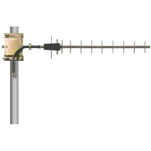 L-COM 2.4-2.5 GHz omnidirectional antenna, Dual Polarity, 12 dBi, N Female connectors, includes mounting. DC Ground