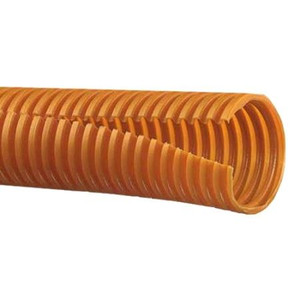 PANDUIT .75 inch split loom tubing Orange, made of polyethylene. 100 Foot Roll