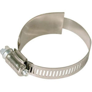 POLYPHASER tower grounding clamp. Marine quality stainless steel. Used to attach ground strap or wire to ground rod. Adjustable from 11/16" to 1 1/4".