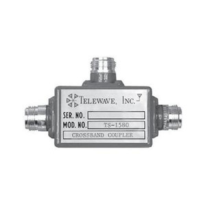 TELEWAVE 132-174/806-906 MHz crossband coupler. 400 watts per channel. 0.2dB insertion loss per pair. N/F term. 2 required. Broadbanded.