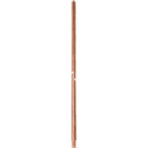HARGER 5/8"x10 Copper Clad Air Terminal with 2" of 5/8-11 thread that include 2 each jam nuts, lock and flat washers.