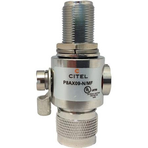 CITEL DC-8GHz Gas Tube Coaxial Surge Protector, 7/16 DIN Male to 7/16 DIN Female, 2000 Watts.