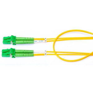 CABLES UNLIMITED 45ft SC/APC to LC/UPC single mode duplex fiber patch cable.