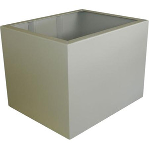 DDB Cabinet pedestal base for DD series cabinets. Used for attaching cabinets to concrete slab or floors. 24" H. Cream.