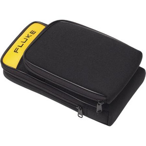 FLUKE zippered soft carry case. Made of fabric backed vinyl with padded interior Detachable front pouch. For the 180,170,110,80,70 and 120 Scopemeter