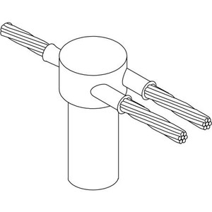 ULTRAWELD "Uni-Shot" mold for three #1 or 2 solid, or #2 or 3 stranded ground wires to 5/8" ground rod. Does not require handles. Includes weld metal.