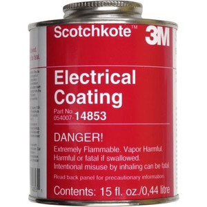 3M SCOTCHKOTE electrical coating 15fl oz Designed to improve the weather resistance of the taped splice.