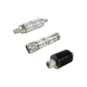 MICROLAB DC to 3.0 GHz Fixed Attenuator- AM Series. 2W Av. /500W Peak Power. 6 dB nominal attenuation. NM to NF connectors