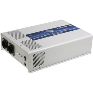 SAMLEX DC to AC Power Inverter. 1500W continuous, 3000W intermittent. Pure Sine Wave. Temperature controlled fan. Overload protection, switched.