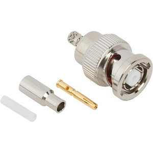 AMPHENOL RF Connector, BNC Straight Crimp Plug for RG-174, RG-316, LMR-100, 50 Ohm, Reverse Polarized