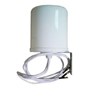 VENTEV Dual-Band Omni Light Bollard Antenna with dual-band leads and internal mounting hardware