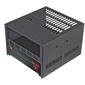 SAMLEX Switching Power Supply with Radio Cover for ICOM IC-A110, IC-F1010/F2010, IC-F1610/F2610. 120/240 Vac input, 13.8 Vdc output, 10 Amps, UL & FCC safety.