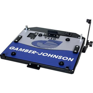 GAMBER JOHNSON Getac V110 Computer Vehicle Cradle. External power. Includes screen support.