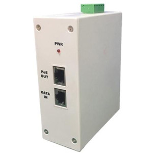 Power Over Ethernet PoE Injector. 1 PoE port. 10 - 60 Vdc Input. 10M/100M/1000M TX, 802.3at plus (70 W at 56 Vdc).