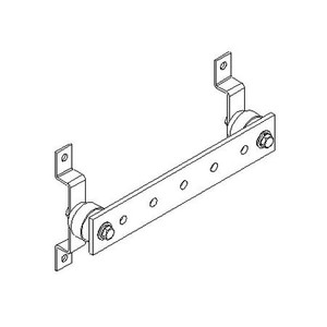 HARGER 1/4" x 2" x 24" Copper Ground Bar with 92 3/8" holes. Holes spaced 1" both vertically & horizontally.