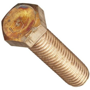 BURNDY Hex bolt, Bronze 1 in Thread size 1/4-20