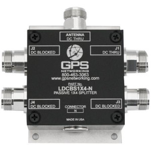 GPS NETWORKING GPS antenna splitter is a passive one input four output power divider designed specifically for GPS L1/L2 & GLONASS carrier frequencies. SMA