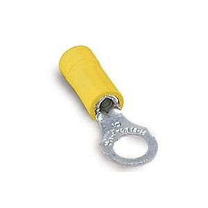THOMAS AND BETTS Insulated Vinyl Ring Terminal 12-10 Stud Size #6