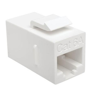 Cat6a Straight-Thru Snap-In Coupler RJ45 F/F