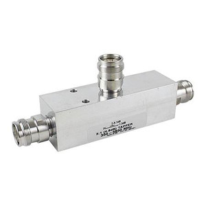 MICROLAB 350-5930 MHz 10dB tapper with -161dBc PIM rating. Output split ratio 10:1. 500 watts. 4.3-10 female connectors. IP67 rated.