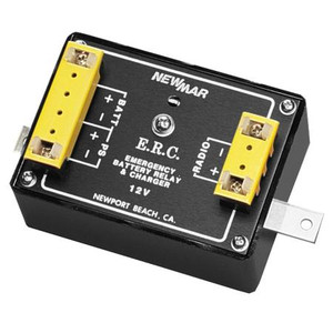 NEWMAR emergency relay / charge SPDT relay provides auto emergency switch- over to standby battery, trickle charge backup bat.15amp ICS 10amp CON 4x3x2.25"