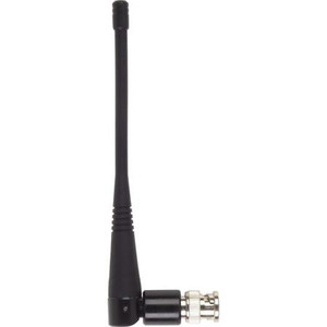 LAIRD 150-162 MHz Portable Antenna. Right angle with swivel elbow. 7.5 long, 1/4 wave. Injection molded. Black. BNC connector.