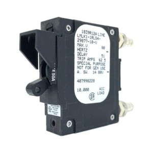 GE CRITICAL POWER 50A Bullet Style Load Circuit Breakers.