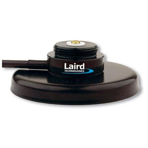 LAIRD Black Magnetic Mount with 17 feet RG58A/U cable and N male Connectors. Black mount.