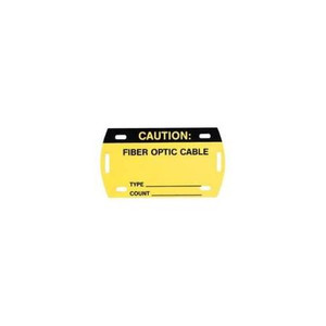 PANDUIT Self-laminating fiber optic cable marker tag, 3.50" W x 2.00" H.
