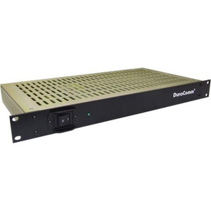 DURACOMM High efficiency 1U rackmount AC to DC power supply. 25A, 27.5 VDC output, 90-264 VAC input. With DC-OK TTL signal.