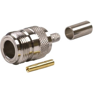 VENTEV Premium cable connector 50 ohm N Female for Ventev Cable RG142 Plenum Plating: White bronze body w/gold pin