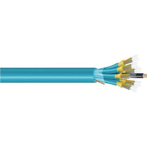 PRYSMIAN 48-Fiber ezDISTRIBUTION Tight Buffered, Indoor/Outdoor Plenum Cable with Aluminum Interlock Armored Jacket. OFNP/FT6 Flame Rated, 12f per subunit.