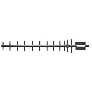 TELEWAVE 900-960 MHz 12 element yagi antenna. 12.2dB gain. 500 watts. Direct N female termination. Completely coated with Txylan. Horizontal Universal Clamp