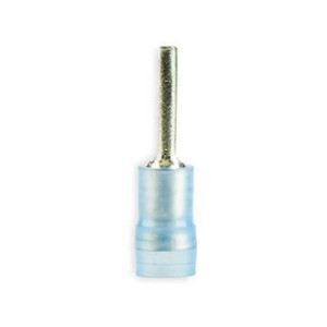 3M Blue, nylon-insulated pin terminal for #16-14 AWG wire. Butted-seam barrel ensures a secure fit and offers reliable performance.