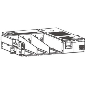 GE CRITICAL POWER 19-in Single AC cord 3 slot rectifier shelf with L5-20P plug, 2 load, 2 battery and 12 GMT positions, LVLD. Kit includes 15A TEZ rectifiers.