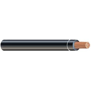 MULTIPLE 6 AWG 19 stranded insulated copper wire. Black jacket.