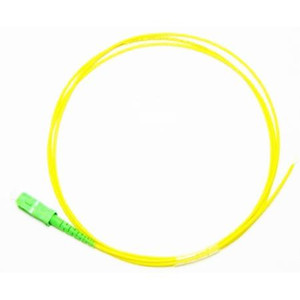 TII TECHNOLOGIES 3 meter 12-fiber single-mode MIC pigtail with SC/APC connector.