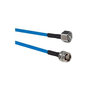 TIMES MICROWAVE 1 meter SPP-250-LLPL jumper with N male to 4.3/10 male connectors.